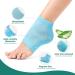 Welnove Moisturizing Heel Socks Aloe Vera Infused Gel for Dry Feet & Cracked Heels 2 Pairs Cotton Foot Care Socks for Men & Women Blue Regular Size - Buy Online on GoSupps.com