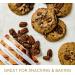 Handfuel Maple Glazed Candied Pecans Hand Roasted Praline Pecans 3g of Protein Non-GMO Vegan Friendly Plant Based Candied Nuts Gluten Free - 120 Grams - Buy Online on GoSupps.com