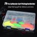 SEAOWL 78Pcs Saltwater Surf Fishing Kit - Pompano Rig Tackle Box with Hooks, Floats, Weights, Beads - Beach Gear Equipment - Buy Online on GoSupps.com