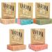 Varina Natural Carnival Variety Bar Soap - Gentle Cleansing for Sensitive Skin Sweet and Vanilla - 5 Pack Carnival Variety 4.5 Ounce (Pack of 5)