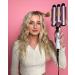 Revolution Haircare London 32mm Mega Waver - White & Rose Gold - Buy Online on GoSupps.com
