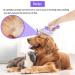 Ace2ace Pet Dog & Cat Brush - Effortlessly Remove Hair | Ideal for Long & Short Haired Pets | One-Button Cleaning | Violet | Tiffanyblau - Buy Online on GoSupps.com