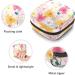Anna Cowper Pink Flower Sanitary Napkin Storage Bag - Portable Period Pouch for Women and Teen Girls - Multi-colored - 1 Pcs - Buy Online on GoSupps.com
