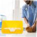 Box Rabbit Toilet Pet Pee Toilet Pet Litter Tray Small Pet Toilet Rabbit Potty Bunny Potty Pet Potty Bunny Toilet Pet Drawer Potty Pet Supply Pet Training Corner 28.5X23.5X15.5CM Yellow - Buy Online on GoSupps.com