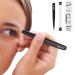 Professional Stainless Steel Tweezers for Women - Slanted Tip, Ideal for Ingrown Hair & Eyebrows - Daily Beauty Routine Essential - Buy Online on GoSupps.com