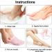 3 Pairs Moisturizing Gel Socks for Men & Women | Foot Care for Dry Cracked Feet - Multicolored - Buy Online on GoSupps.com