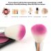 Premium 10-Piece Diamond Makeup Brush Set - Synthetic Cosmetic Brushes for Foundation Powder Eyeshadow & Blush - White - Buy Online on GoSupps.com