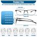 Buy Premium Photochromic Progressive Multifocal Reading Glasses for Men - Blue Light Blocking Transition Lens 2.0x - Ideal for Computer Use - Shop Internationally - Buy Online on GoSupps.com