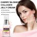 Collagen Jelly Cream - Japanese Cherry Blossom Glow Jelly Face Moisturizer Collagen Face Cream Vegan Skincare - Elasticity & Hydration Reduce Fine Lines & Dullness Skin Firming and Tightening - Buy Online on GoSupps.com