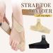 Bunion Correctors for Big Toe Pain Relief | Non-Surgical Hallux Valgus Support for Men & Women - SEBS Cross Strap Separator in Khaki - Buy Online on GoSupps.com