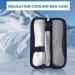 Dewedrt Insulin Cooler Travel Case Diabetic Medication Organizer Cooler Bag Navy Blue - Buy Online on GoSupps.com