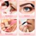 100PCS Disposable Eyeshadow Applicators | Black Sponge Brushes for Eye and Nail Makeup - Buy Online on GoSupps.com
