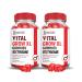 Justified Laboratories (2 Pack Vital Grow XL Extreme 2000MG Performance Gummies Advanced Formula Formulated with ACV Pomegranate Beet Juice Powder B12 Vegan Non GMO 120 Gummys 60 Count (Pack of 2)