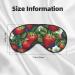 Strawberry2 Double-Sided Sleep Mask | Soft Adjustable Eye Covers for Perfect Shading & Reducing Eye Edema | International Shipping - Buy Online on GoSupps.com