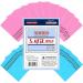 Korean Exfoliating Bath Washcloth Mitts - Dead Skin Remover Body Scrubber Sky Blue & Pink (Set of 20) - Best for Smooth Skin - Buy Online on GoSupps.com