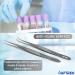 Precision Tweezer Set - Stainless Steel Multi-Functional Tweezers for Lab Workshops & Crafts - Straight & Curved Tips - Buy Online on GoSupps.com