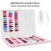 Professional Nail Display Book - 120 Nail Polish Swatch Book with Transparent Nails | Perfect Gel Polish Color Chart for Nail Artists - Buy Online on GoSupps.com