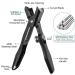 VOGARB Extra Large Wide Jaw Toenail Clippers for Thick Nails - Heavy Duty Fingernail Cutter with Safety Lock and File - No Splash Design for Men, Women, Seniors - Black - Buy Online on GoSupps.com