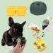 2pcs Puppy Treat Tray Mold Reusable Dog Fillable Treat Tay for Small Dogs Easy to Fill with Wet FoodYogurtPeanut Butter (Yellow Quadrate Green Round) - Buy Online on GoSupps.com