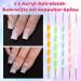 Friusate 15-Piece Nail Art Stamper Set | Clear Jelly Stamper & Spatula for French Manicure | Perfect for Gel Nails & Smile Line Designs - Buy Online on GoSupps.com