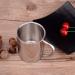 IMEEA 10oz Stainless Steel Camping Mug, Set of 2 - Double Walled Coffee Mugs with Handle - Silver Color, 10.0 Fluid Ounces - Buy Online on GoSupps.com