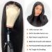5x5 HD Lace Closure Wig 20 Inch Straight Human Hair - 150% Density Glueless Transparent Lace Frontal Wig for Black Women - Buy Online on GoSupps.com