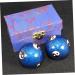 Magiclulu 3 Sets of Baoding Balls - Blue Traditional Hand Massage & Wellness Gift | Kegel Balls | Enamel Gymnastics | Chinese Massage Balls - Buy Online on GoSupps.com