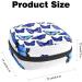 Beautiful Blue Napkin Storage Bag with Butterfly Pattern | Portable Menstrual Cup | Ideal for Teens & Women - Buy Online on GoSupps.com