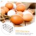 Hohopeti Box Egg Carton Plastic Serving Tray Egg Case for Refrigerator Food Trays Household Crisper re-usable Black 22.3X10.1X8.9CM - Buy Online on GoSupps.com