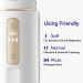 Portable Cordless Water Flosser for Teeth - Ultra Quiet IPX7 Waterproof Oral Irrigator | Rechargeable Dental Care for Travel Home & Office - Buy Online on GoSupps.com