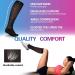 Athbavib Knee-High Compression Socks for Women | 15-20 mmHg Sheer Support for Swelling & Soreness - Size Large Black - Buy Online on GoSupps.com