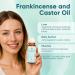  Aakluk Frankincense and Castor Oil - 50ml Castor Oil with Rose Quartz - Natural Cold-Pressed Moisturizing Oil for Face Neck Abdomen - Buy Online on GoSupps.com