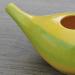 HealthGoodsIn Ceramic Neti Pot Sinus Cleaner 225ml - Dishwasher Safe, Green & Yellow - Buy Online on GoSupps.com