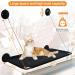 Cat Window Hammock Perch Bed for Large Cats | Upgraded Suction Cups | Black - Buy Online on GoSupps.com