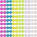 RONYOUNG 60PCS Contact Lens Cases Contact Lens Holder Box Left/Right Eyes Contact Lens Container, 6 Colors