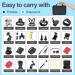 EMART 53-in-1 Action Camera Accessories Kit for Gopro Hero 11-3+, Go Pro Fusion, Akaso, DJI Osmo - Black Bundle Mount Set - Universal Type - Buy Online on GoSupps.com