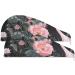 Flamingo Floral Black Hair Towel 2 Pack | Super Absorbent Quick Dry Hair Turbans for Women & Girls - Buy Online on GoSupps.com
