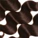 Dark Brown Brazilian Body Wave Human Hair Bundles - 16 18 20 Inch #2 Color - 100% Virgin Hair Extensions - Buy Online on GoSupps.com