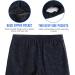 Maamgic Men's 2-in-1 Workout Shorts with Compression Liner and Zip Pocket - Medium Black Blue Pattern - Buy Online on GoSupps.com