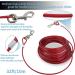 32ft Red Dog Tie Out Cable & Stake for Outdoor Play and Camping - Buy Online on GoSupps.com