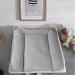 Babynness Waterproof Changing Mat - High Quality Wipeable & Easy to Clean - Expand Your Diaper Changing Area - Quilted Gray 50x70 cm - Buy Online on GoSupps.com