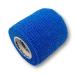 Lisacare tape football - 4 rolls 5cm wide - medical device - Pflaster blue knee knee wrap bandages Reliable support with color & motif selection (blue) blue 4 -Set
