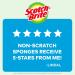 Scotch-Brite Non-Scratch Scrub Sponges - 3 Pack for Dishes & Kitchen Cleaning - Buy Online on GoSupps.com