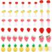 FRCOLOR Silicone Toe Separators and Nail Spacers - 24PCS Fruit Shape Dividers for Nail Polish and Pedicure DIY - Buy Online on GoSupps.com