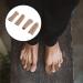 FOMIYES Cot Toe Sleeves 2 Pairs - Finger Cap Cushions for Hammertoes, Blisters, Calluses - Nylon Cover with Silicone Protectors - Buy Online on GoSupps.com