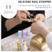 Beavorty 4 Sets Nail Stamp Manicure Stamper Gel for Nails Nail Print Stamper Nail Art Stamp Nail Art Template Kit De Manicura Nail Stencils Manicure Tools Nail Gel Girl Handle - Buy Online on GoSupps.com