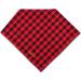 Unique Style Paws Dog Collar - Washable Cotton Neck Triangle for Small Medium & Large Dogs & Cats - Black/Red (1 Pack) - Buy Online on GoSupps.com
