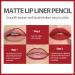 Shop Matte Lip Liner | Highly Pigmented & Moisturizing Nude Lip Makeup - Long Lasting Comfort - Buy Online on GoSupps.com