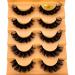 HBZGTLAD Cat Eye Eyelashes - 3D Natural False Lashes D Curl Fluffy & Soft 5 Pairs Manga Lashes for Wispy Eyelash Extension Makeup - Buy Online on GoSupps.com