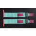Rogue Fitness Wrist Wraps 24" Aqua/Pink - Buy Online on GoSupps.com